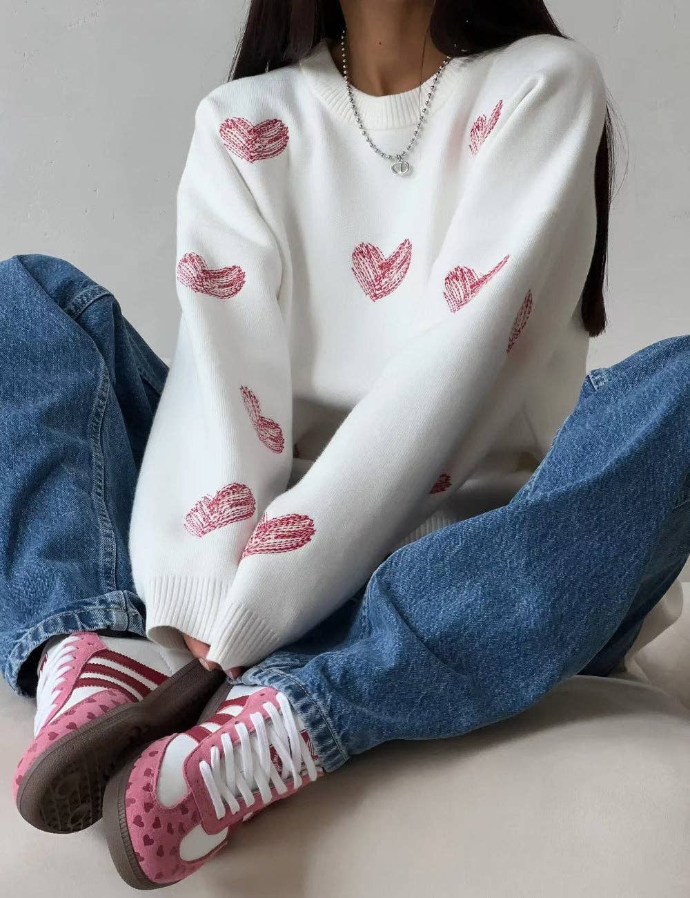 Heart Pullover Sweater