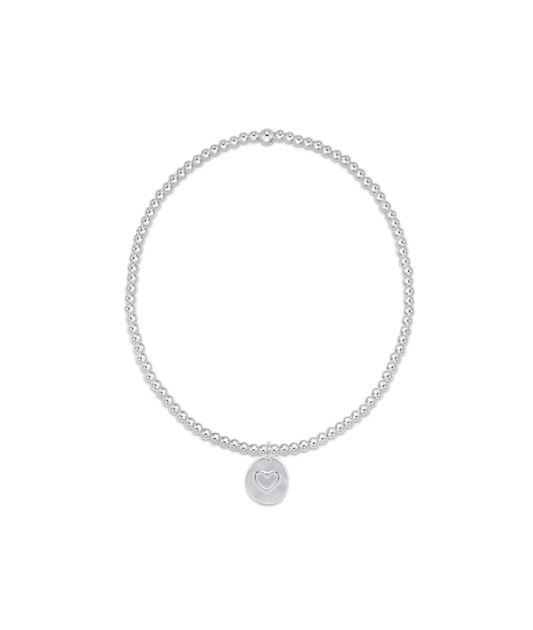 enewton Classic Sterling 2mm Bracelet - Inspire Love Small Sterling Disc