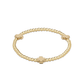 enewton Signature Cross 3mm Gold Bracelet