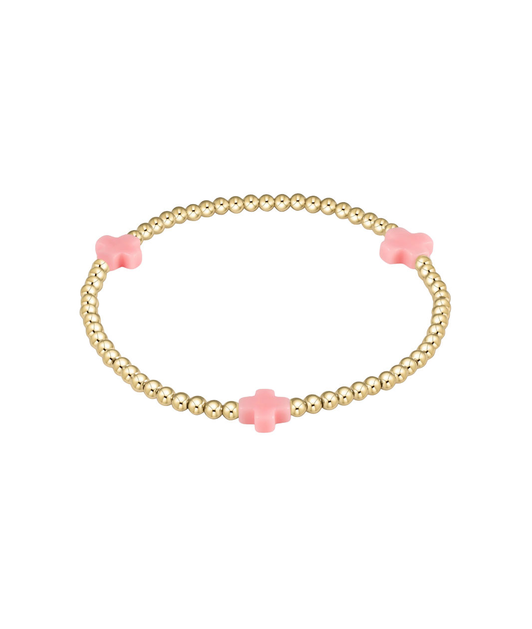 enewton Signature Cross 3mm Gold Bracelet
