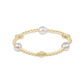 enewton Signature Cross Admire Pearl 3mm Gold Bracelet