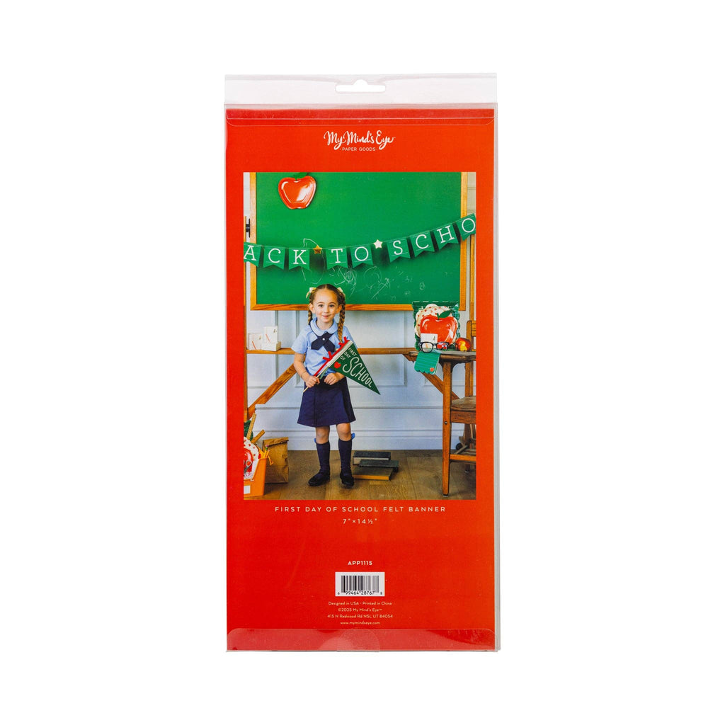 First Day Felt Pennant