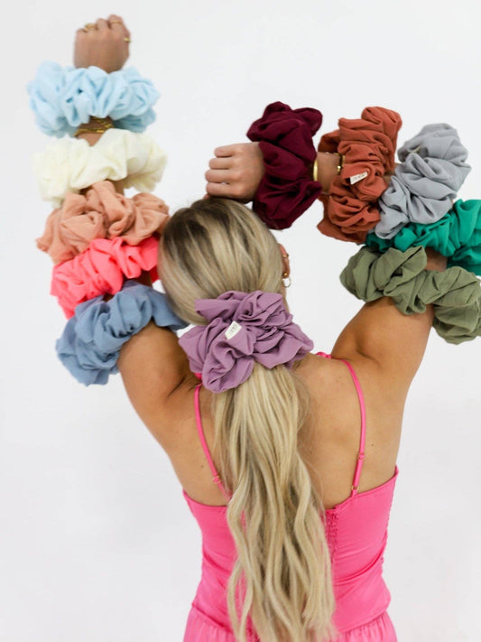 Jumbo Floral Scrunchie