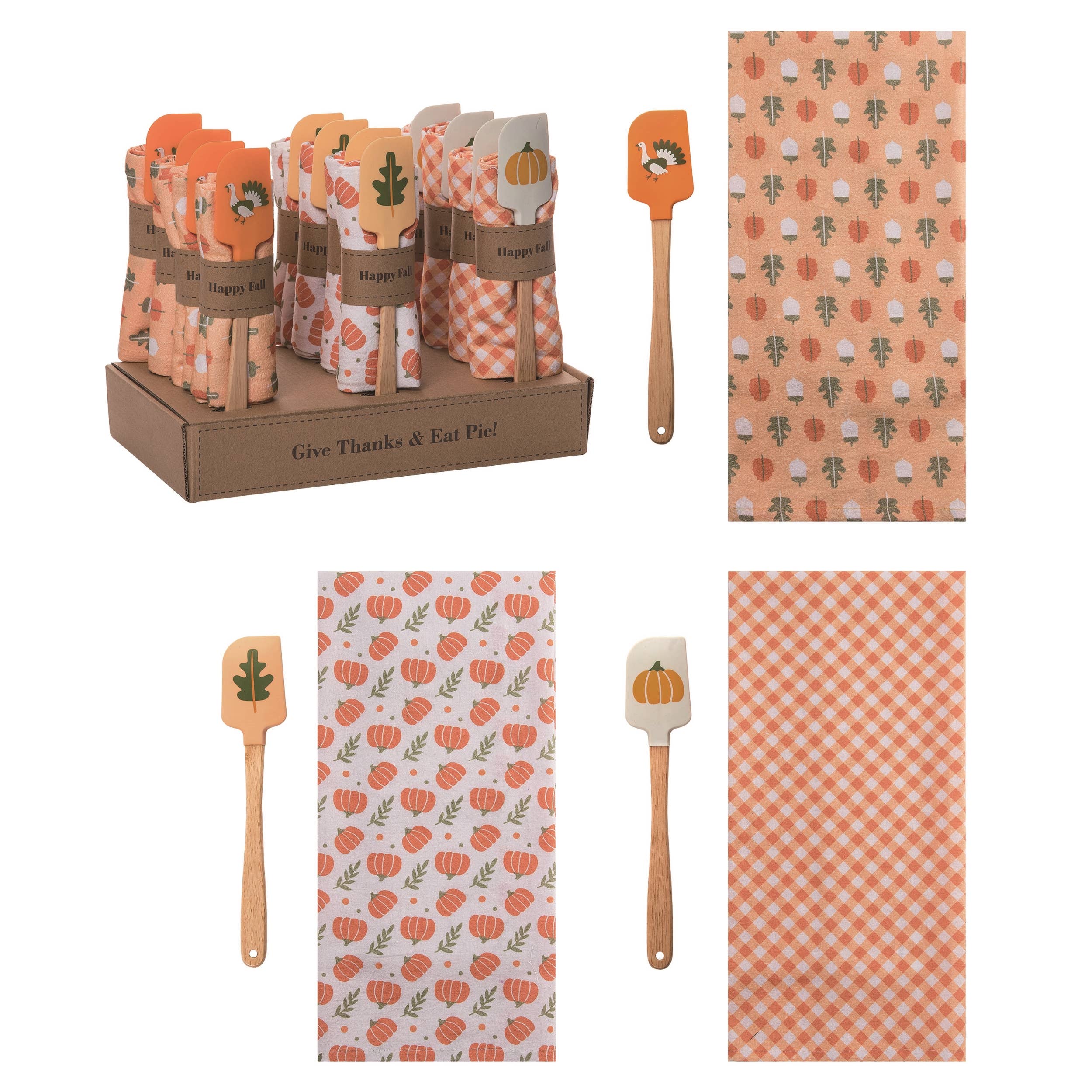 Harvest Spatula + Tea Towel Set