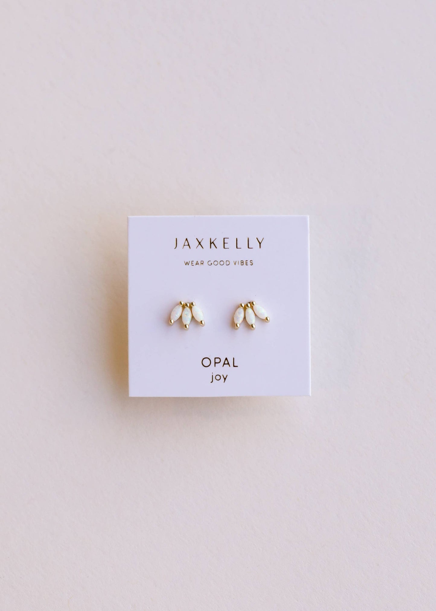 Opal Crown Studs