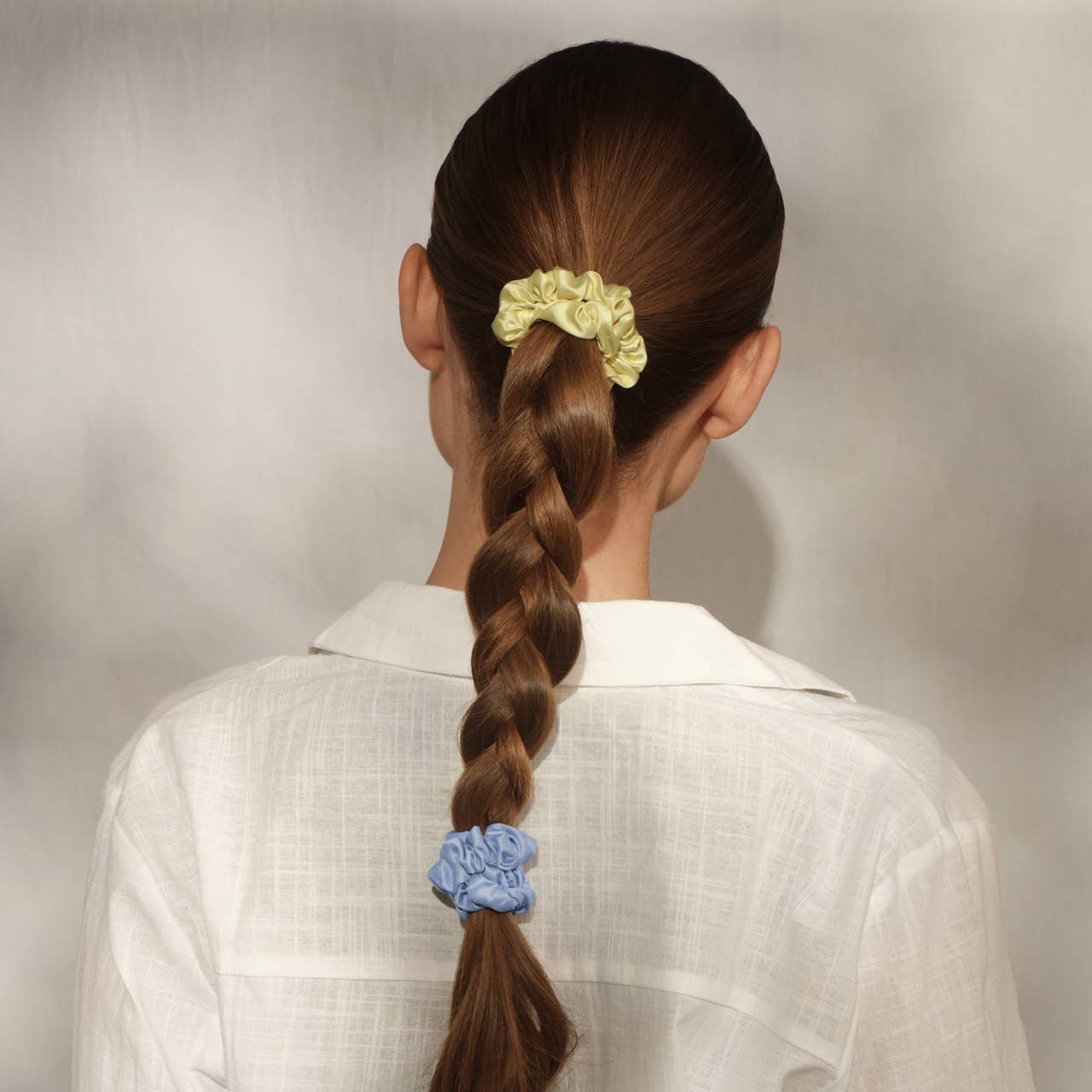 Spring Satin Scrunchie Set