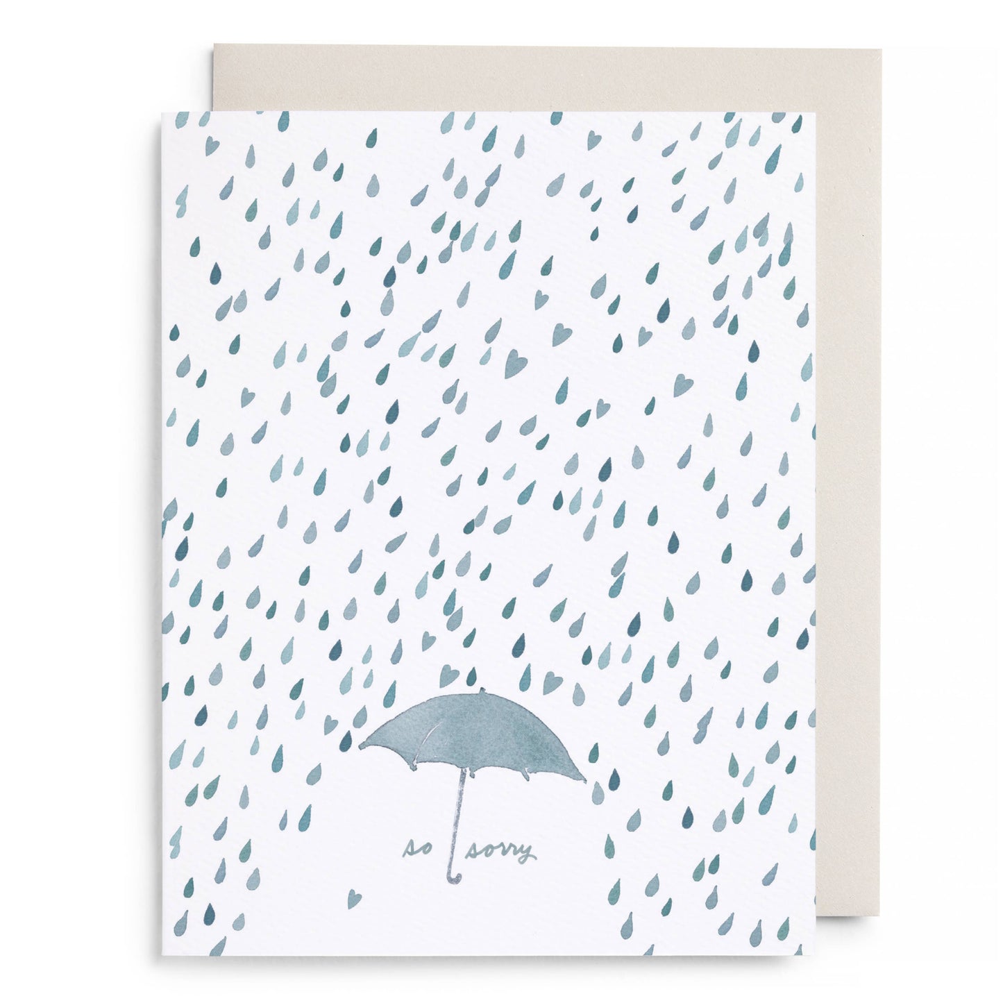 Umbrella So Sorry Greeting Card