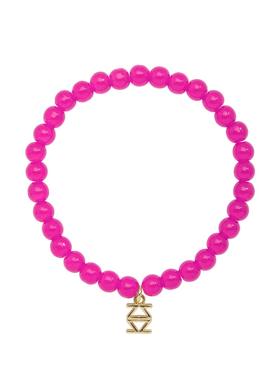 Small Glass Bead Stretch Bracelet