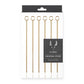 Reusable Gold-Plated Cocktail Picks - Set of 6