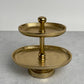 Gold 2-Tier Jewelry Stand