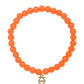 Small Glass Bead Stretch Bracelet