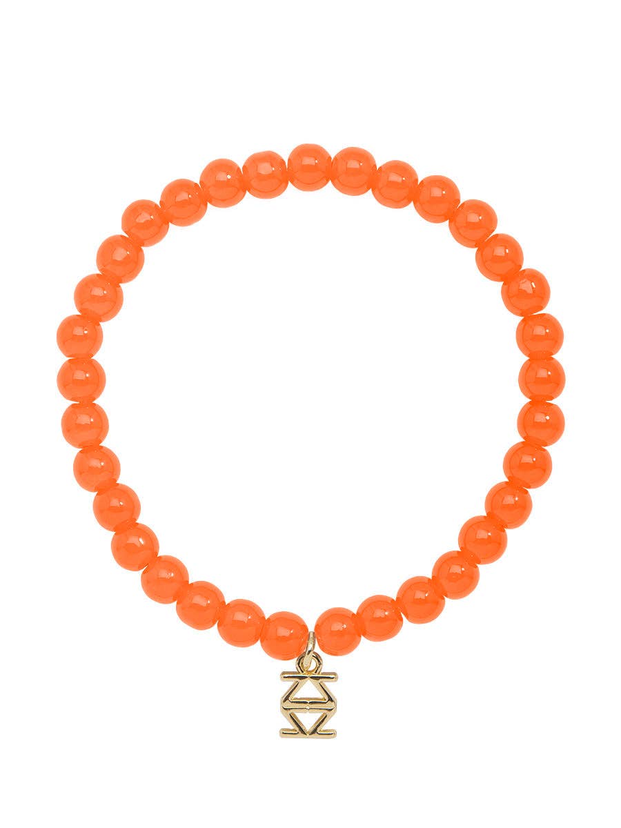 Small Glass Bead Stretch Bracelet