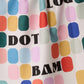 Geometry Tile Talk Tea Towel