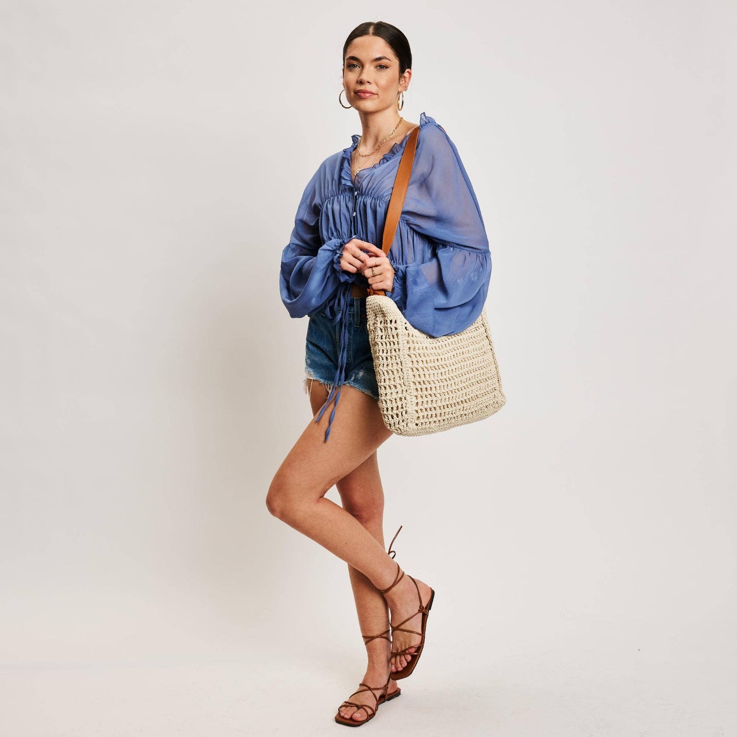 Woven Shoulder Bag