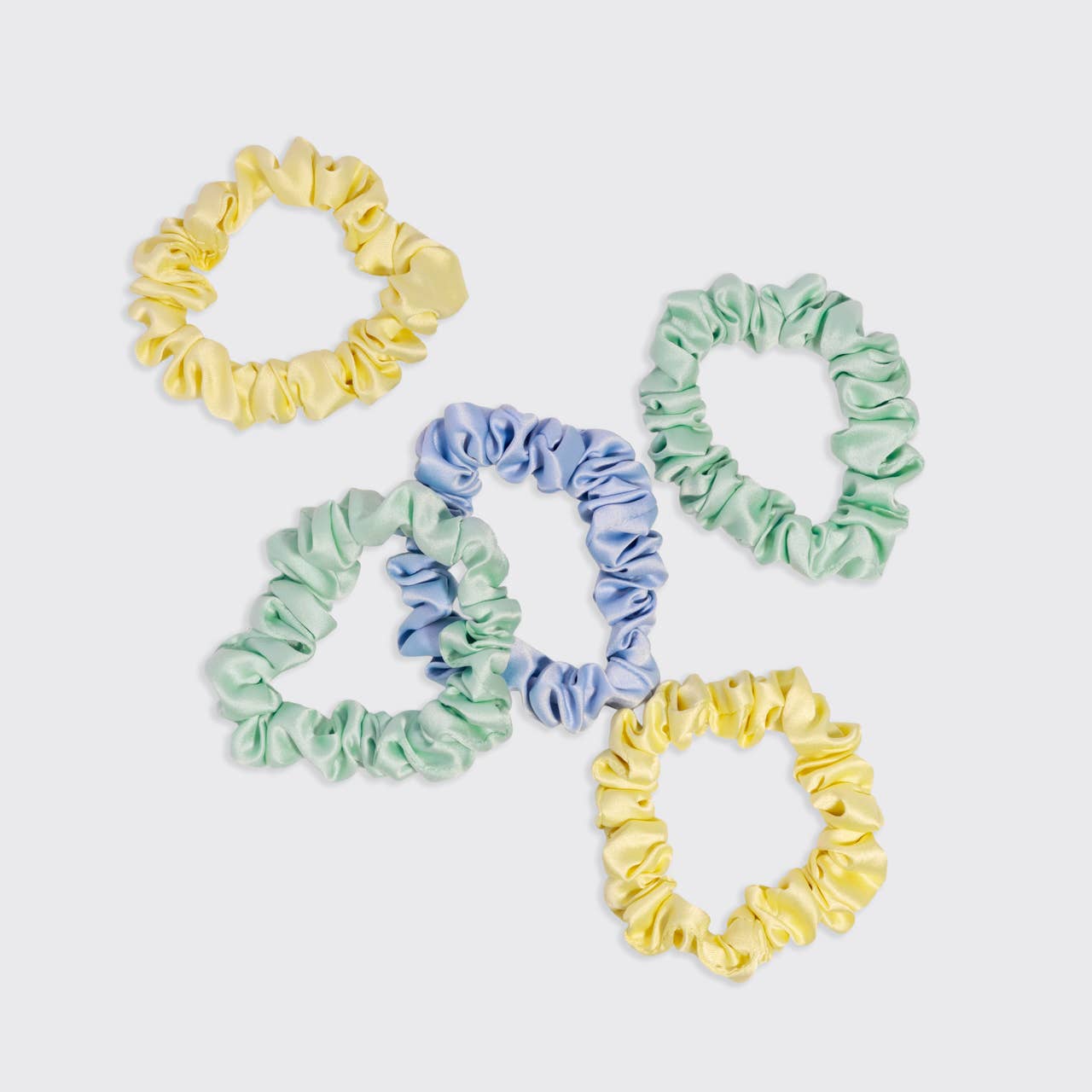 Spring Satin Scrunchie Set