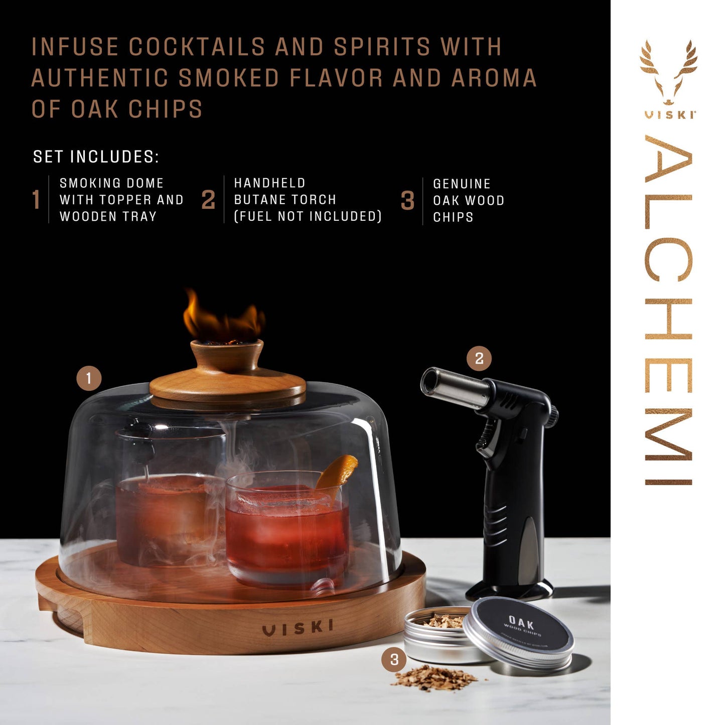 Alchemi™ Cocktail Smoking Dome Kit