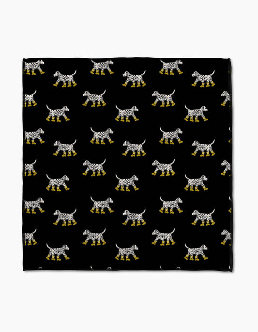 Geometry Dalmatian In Boots Paw Towel