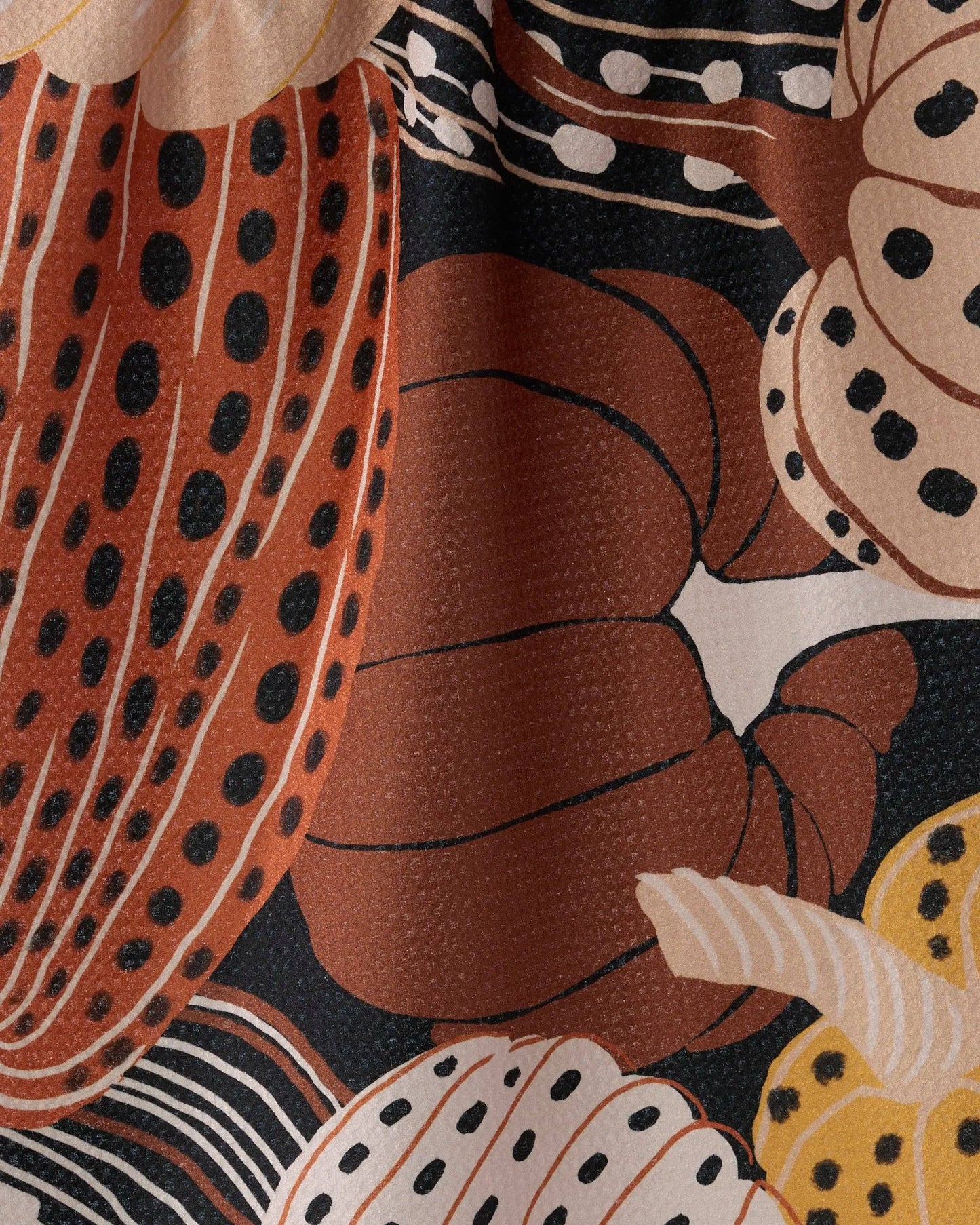 Geometry Painted Patch Tea Towel