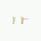 Mini Crawler Gold Earrings