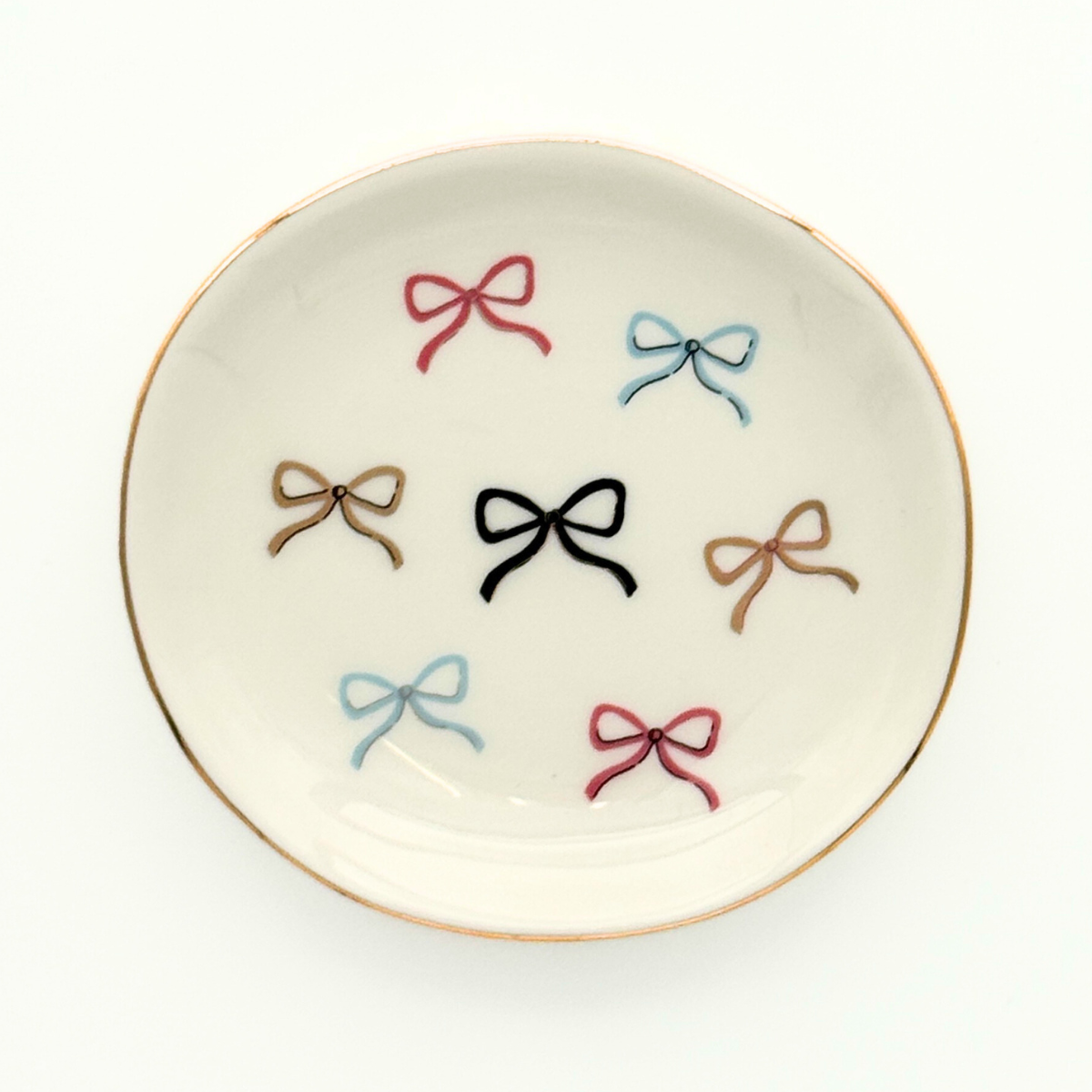Colorful Bows Trinket Tray
