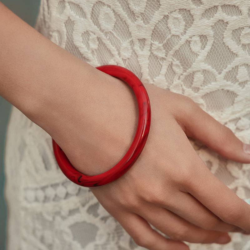 Marbled Acrylic Bracelet
