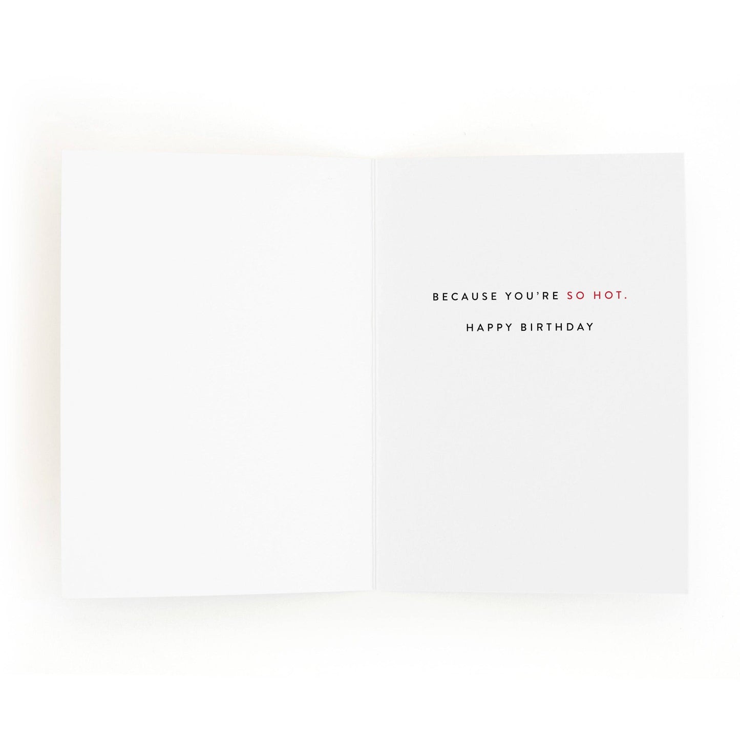 Minted - So Hot, Funny Birthday Greeting Card