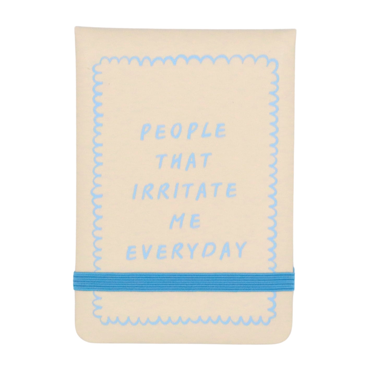 People That Irritate Me Leather Pocket Journal