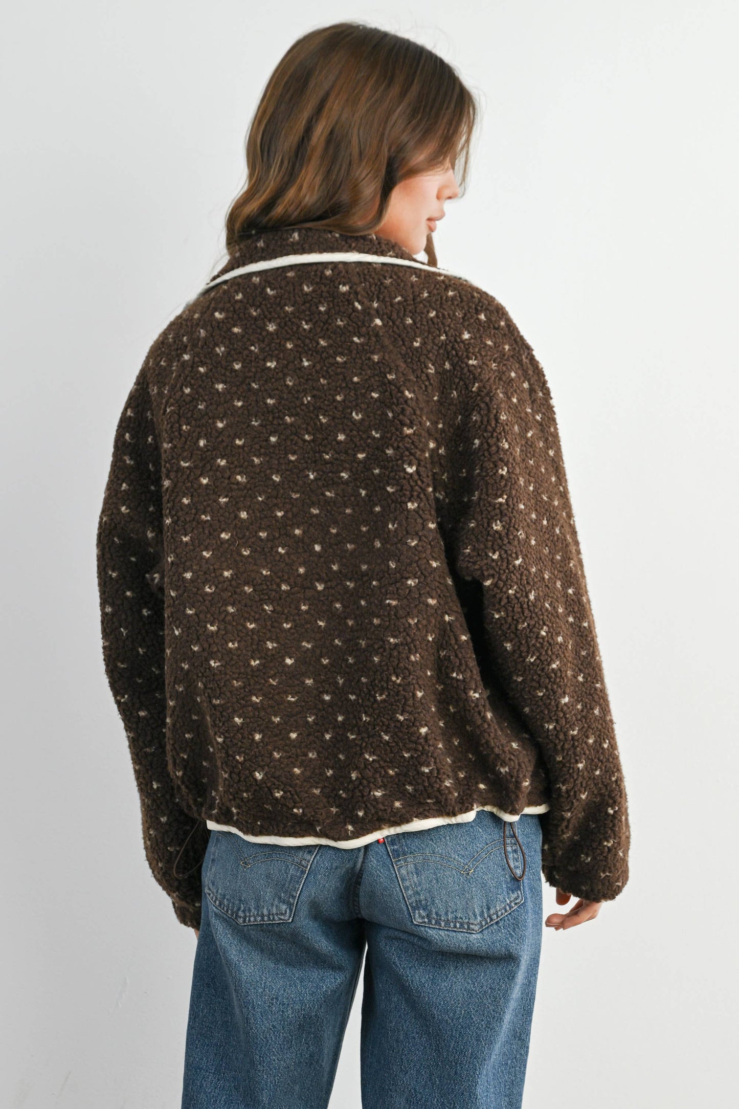 Swiss Coffee Dot Jacket
