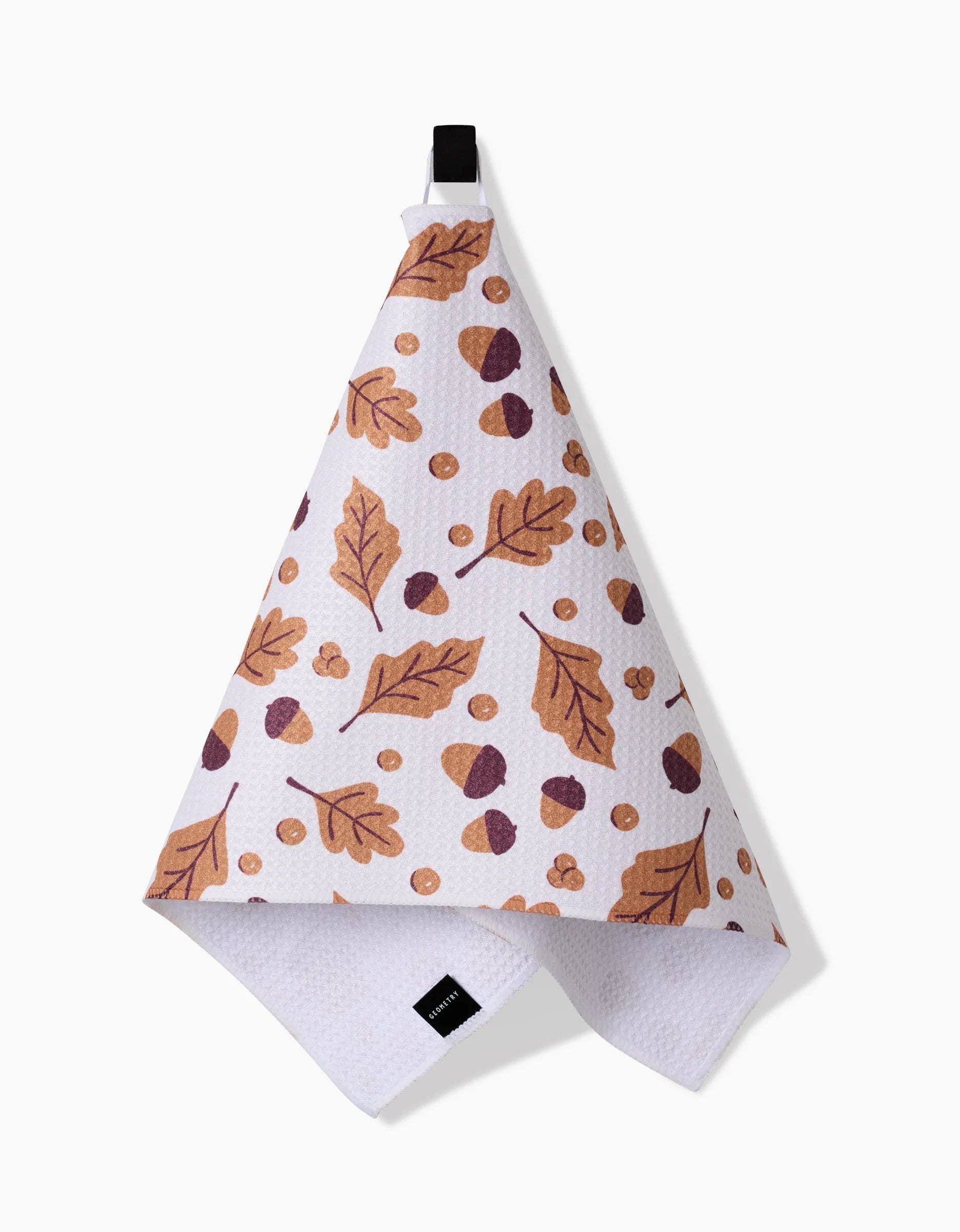 Geometry Falling For Fall Bar Towel