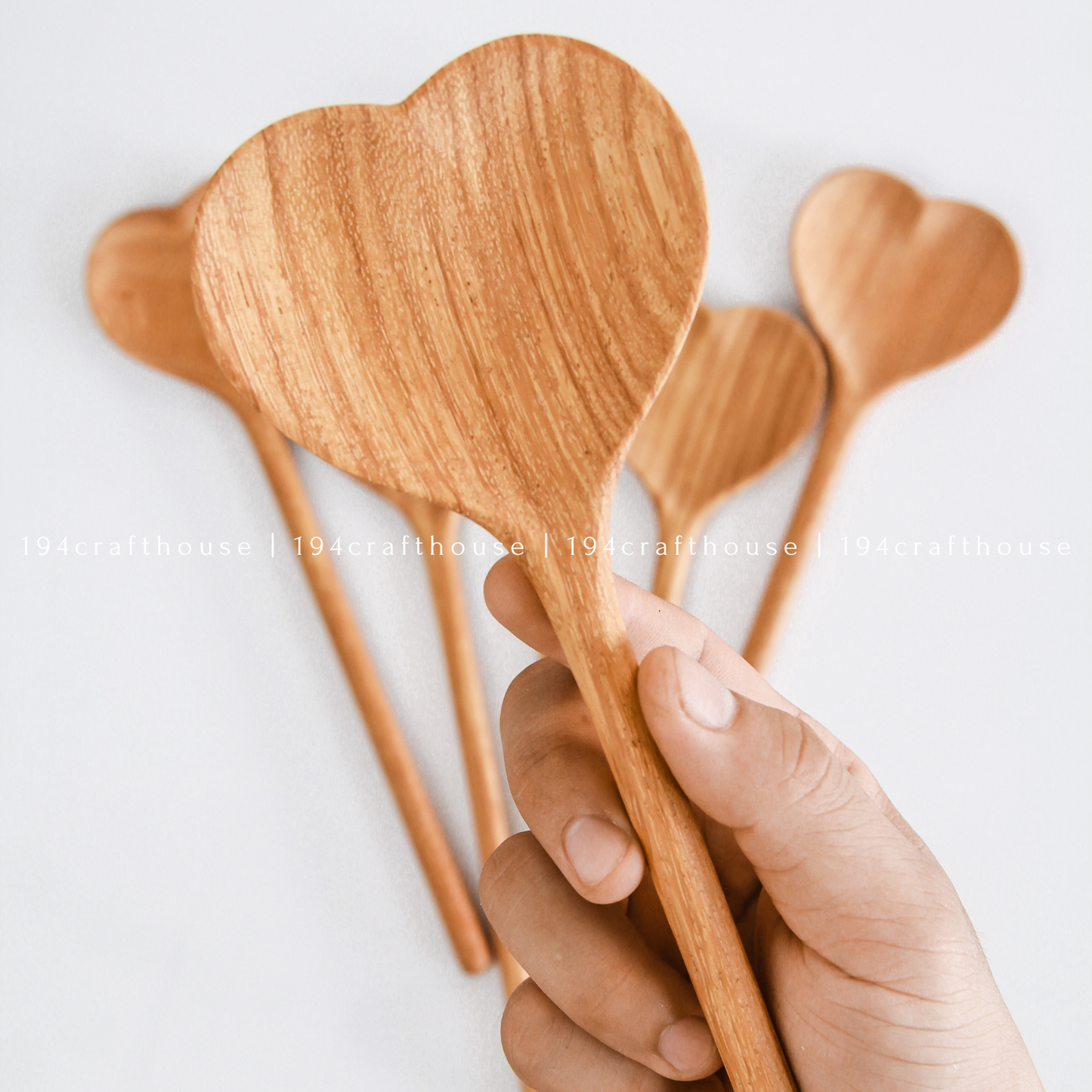 Heart Shaped Wooden Spoon