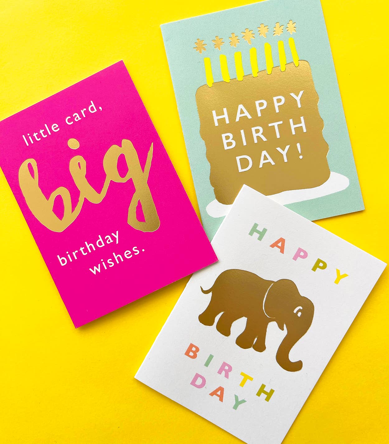 "Big" Birthday Wishes Little Card