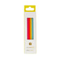 Rainbow Birthday Candles - 16 Pack