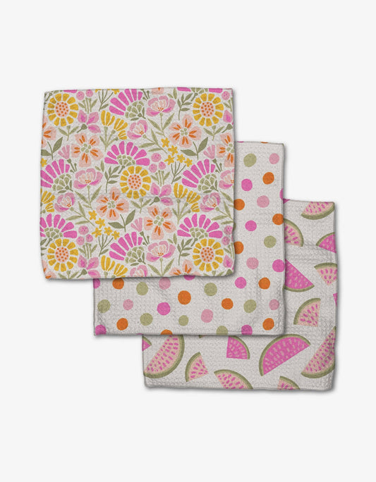 Geometry Neo Ray Dishcloth Set