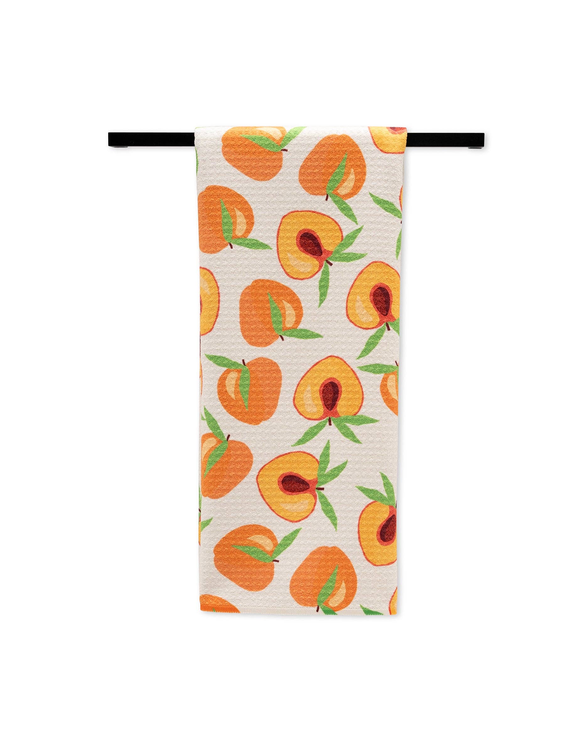 Geometry Sweet Peach Kitchen Tea Towel