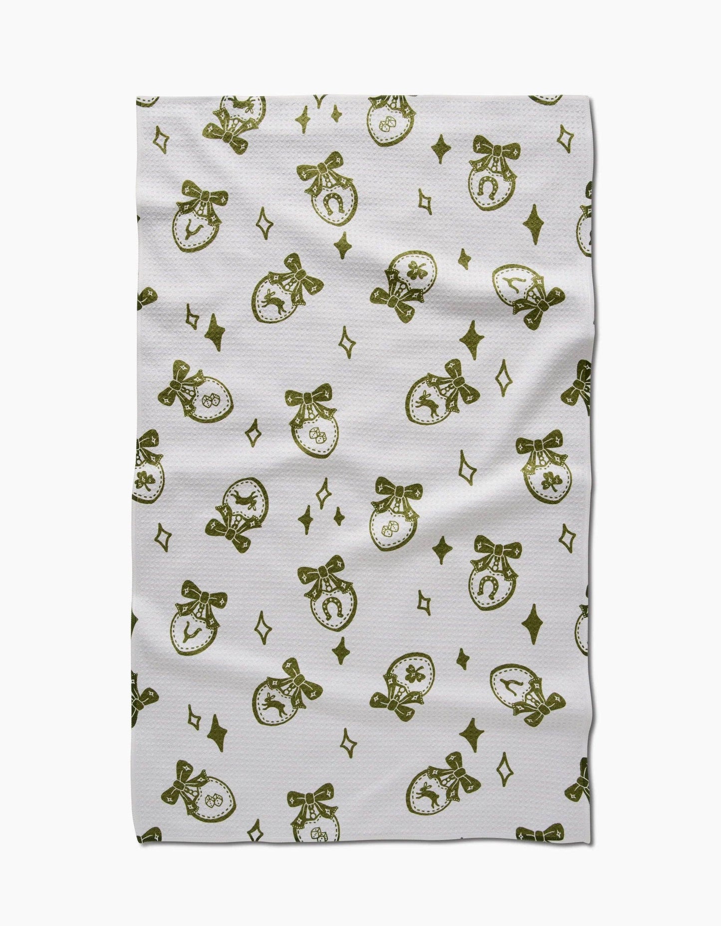 Geometry Lucky Bow Tea Towel