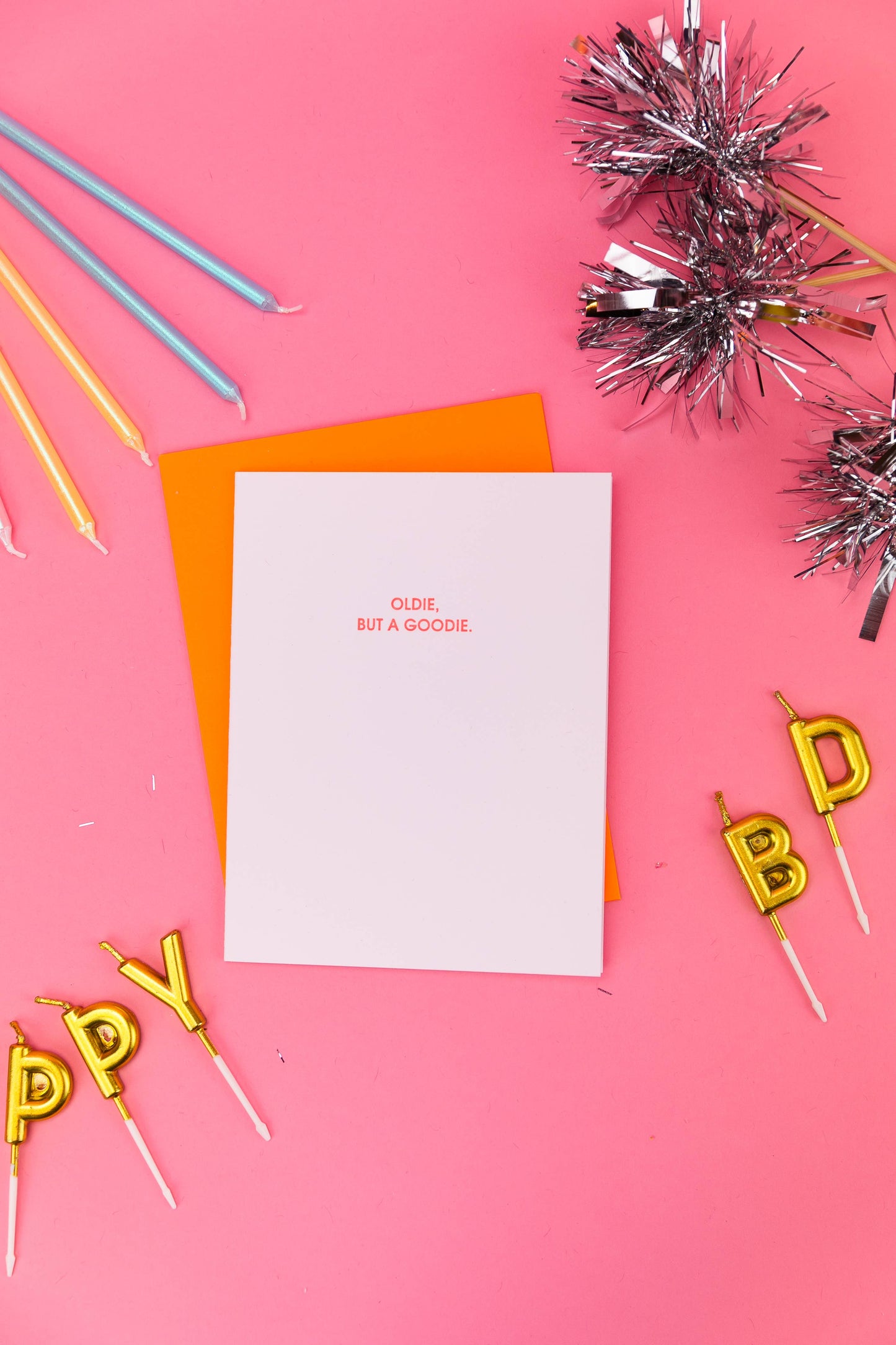 Chez Gagné - Oldie But a Goodie - Friendship Birthday - Letterpress Card