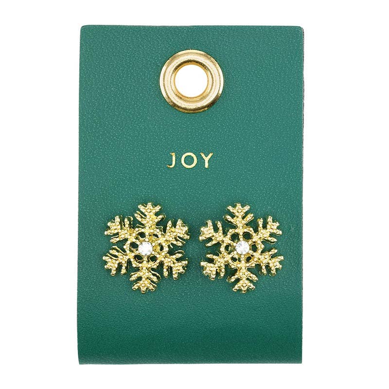 Joy Holiday Stud Love Earrings