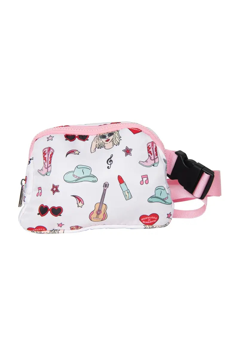 Music Girl Icons Belt Bag
