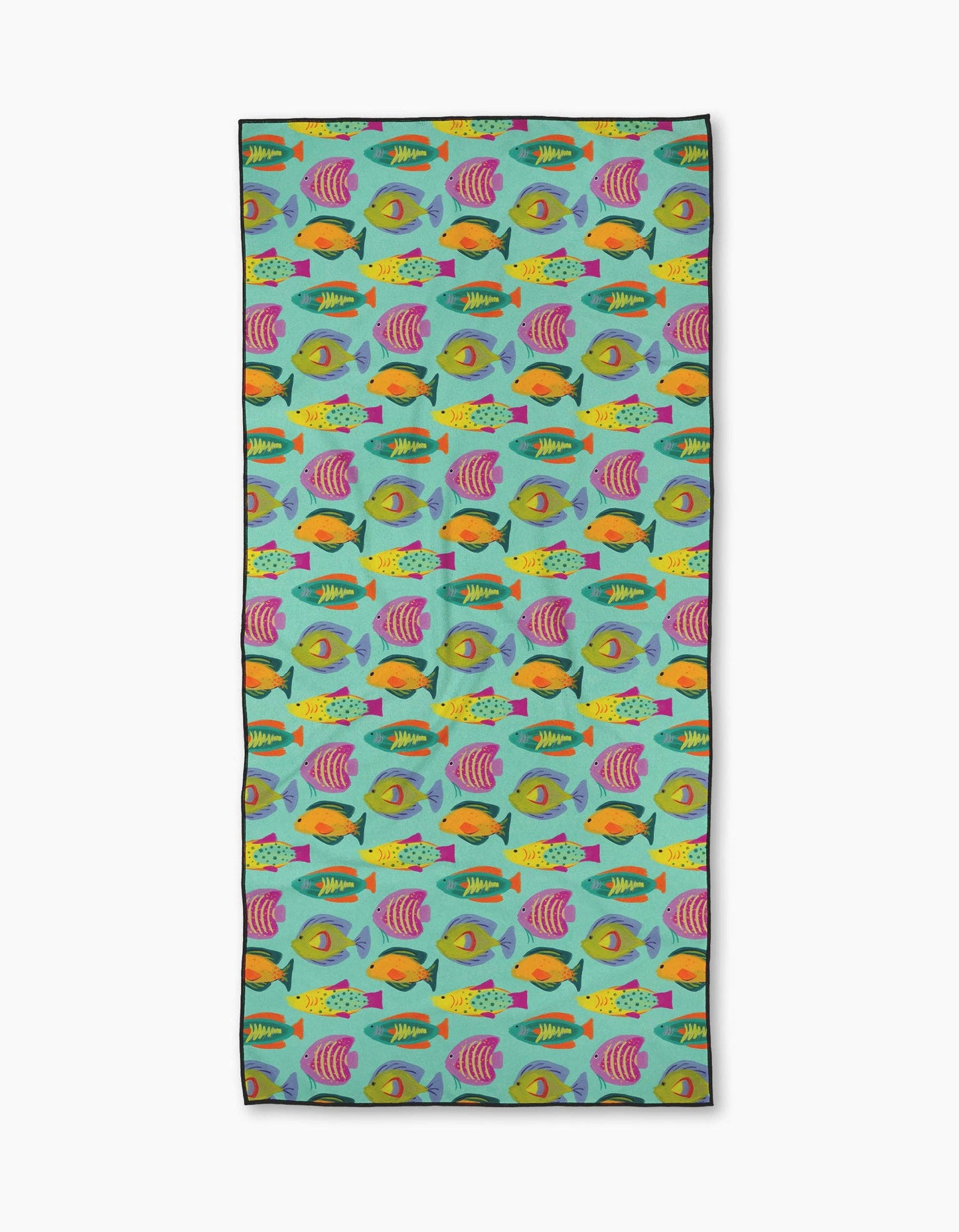 Geometry Schooling Beach Towel