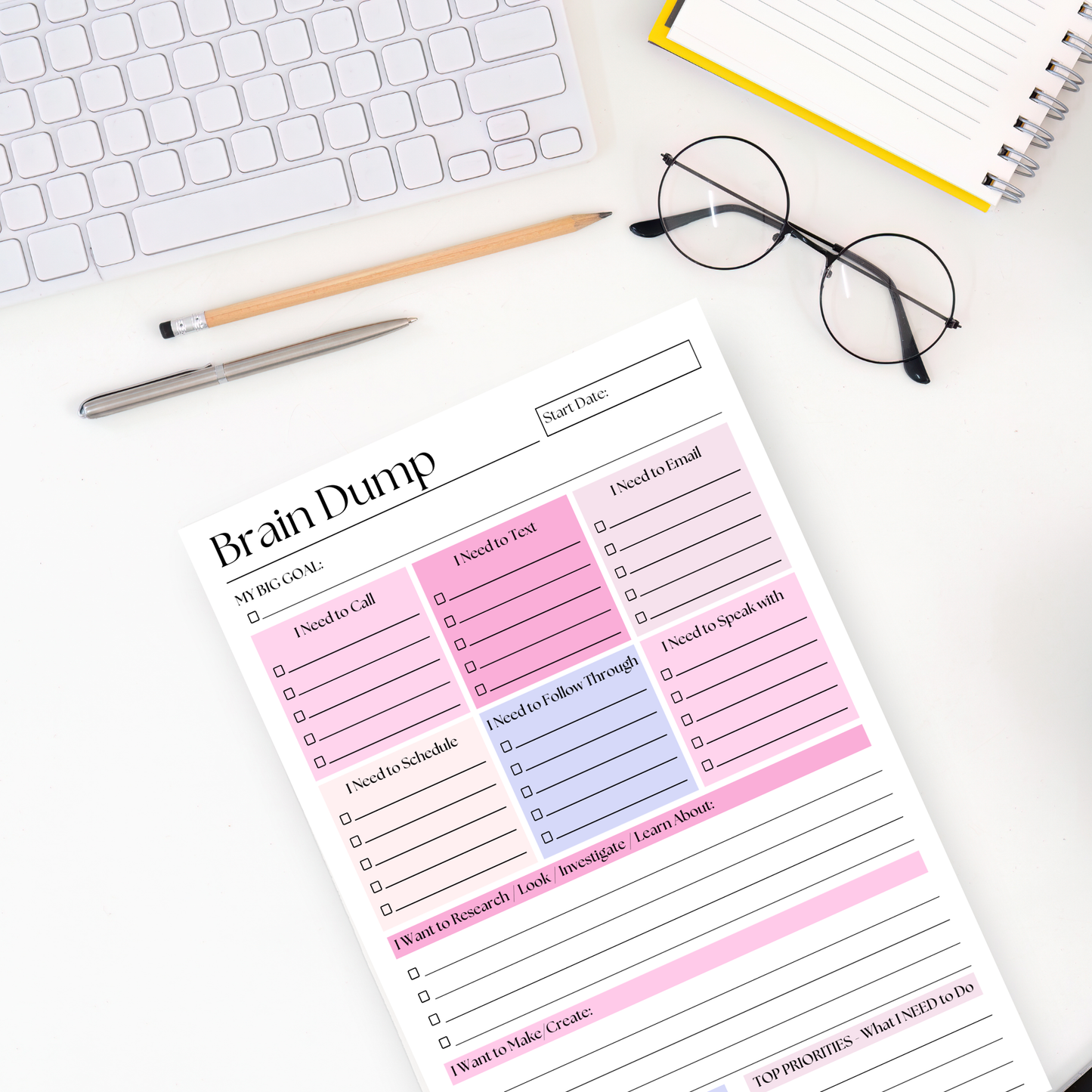 Brain Dump Planner