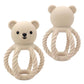 BPA All Silicone Teddy Rattle