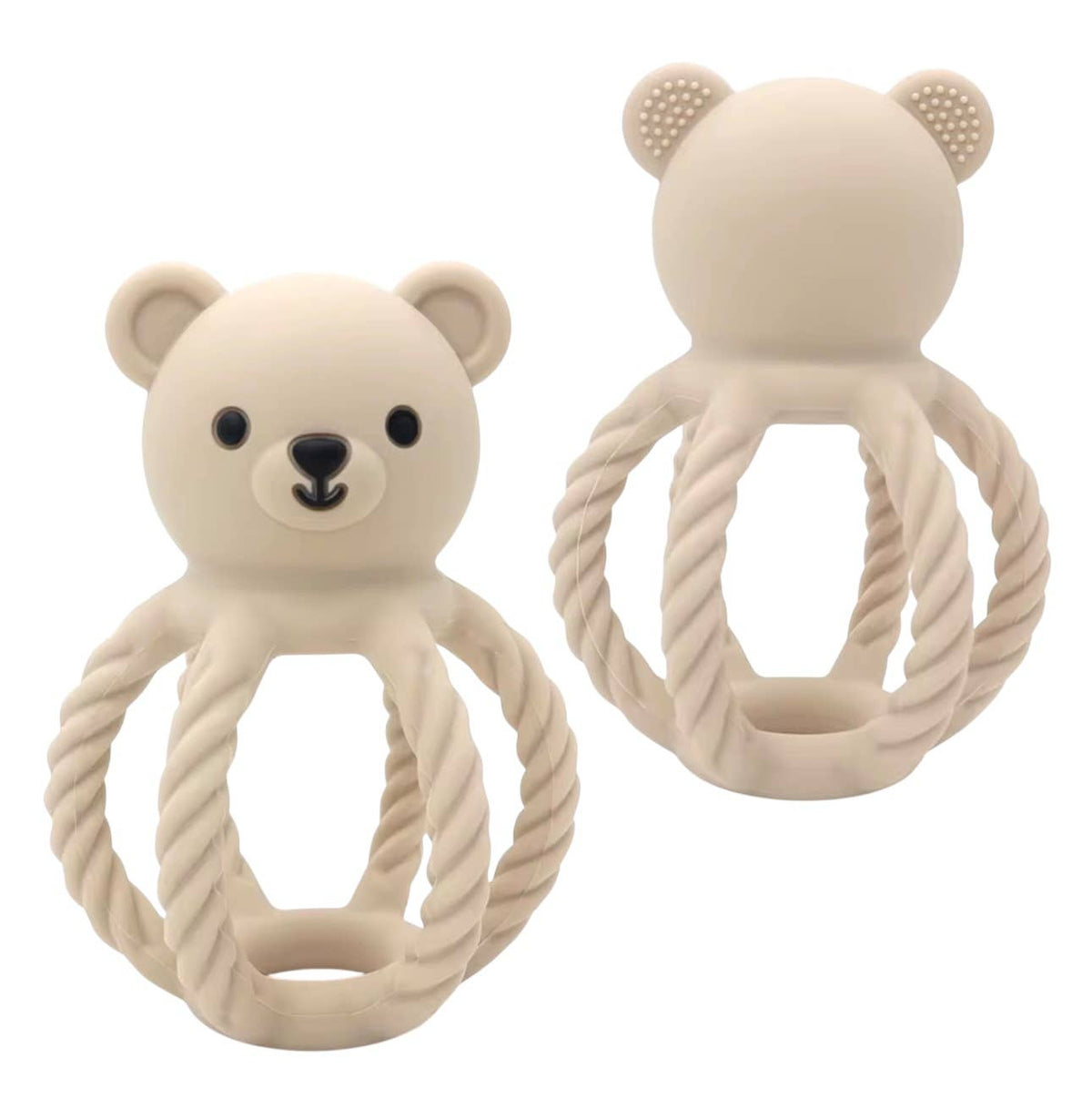 BPA All Silicone Teddy Rattle