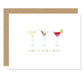 Martini Birthday Card