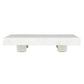 White Marble Footed Tray