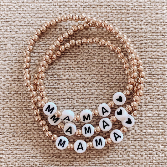 Beaded Mom Bracelets
