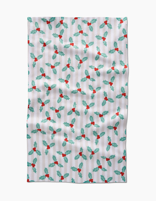 Geometry Mistle Stripe Tea Towel
