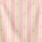 Geometry Flamingo Stripe Pink Beach Towel