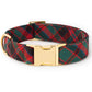 The Foggy Dog Highland Plaid Dog Collar