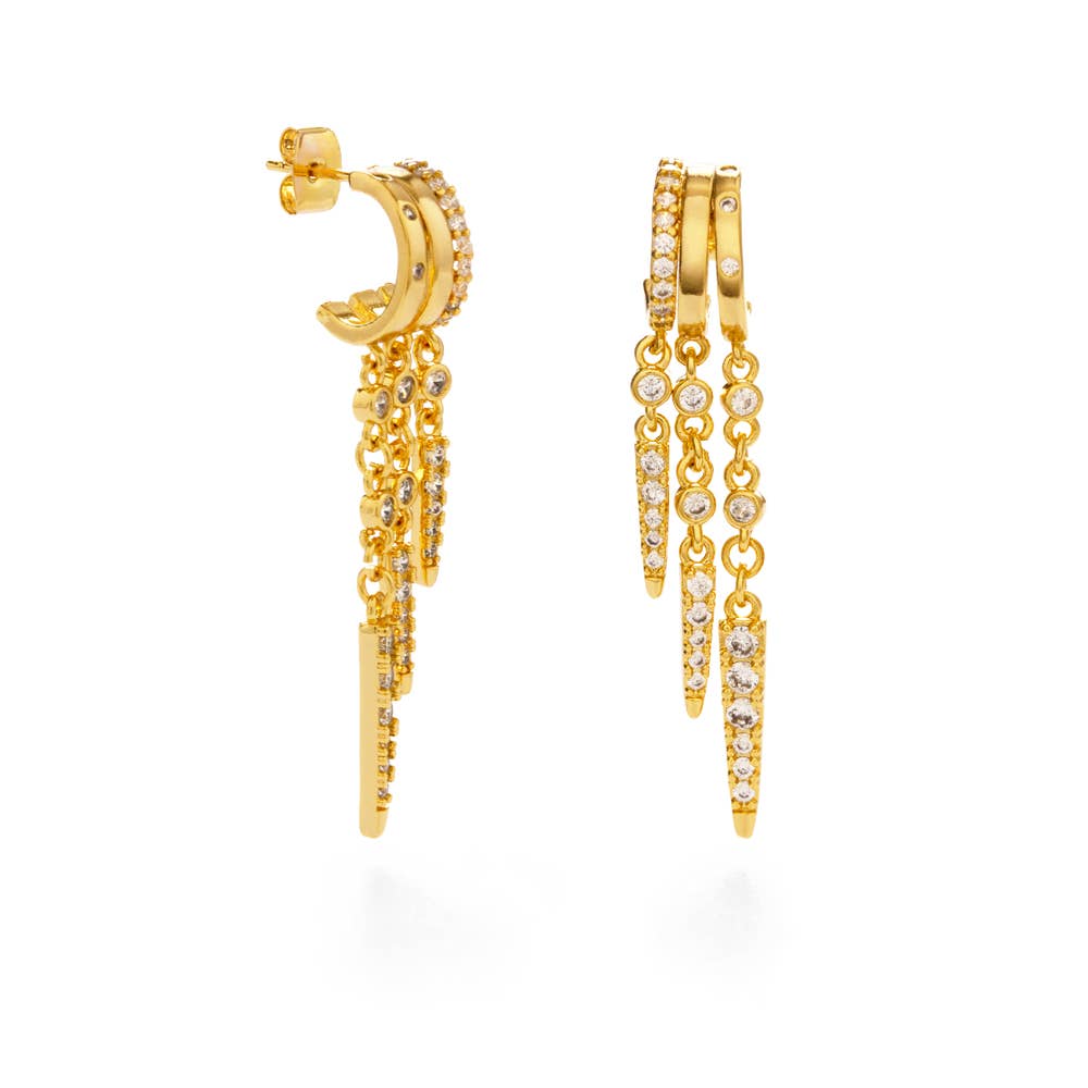Three Spears Earring Stack