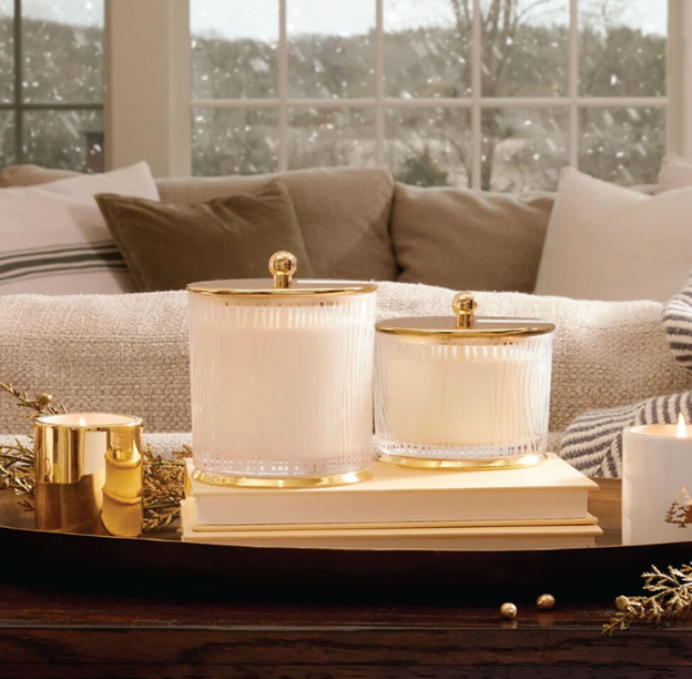 Thymes Frasier Fir Frosted Candle